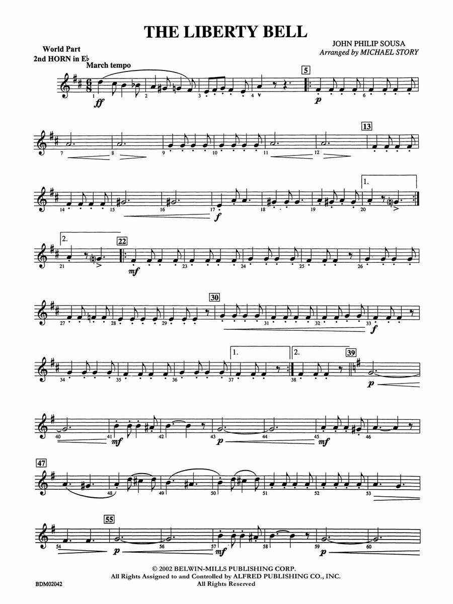 The Liberty Bell: (World Part) 2nd Horn in E-flat