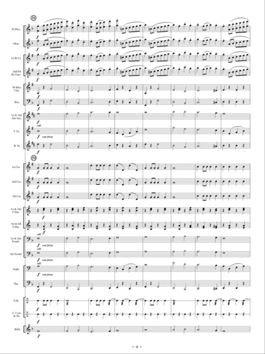 America Exultant Concert Band scores gallery preview page 8