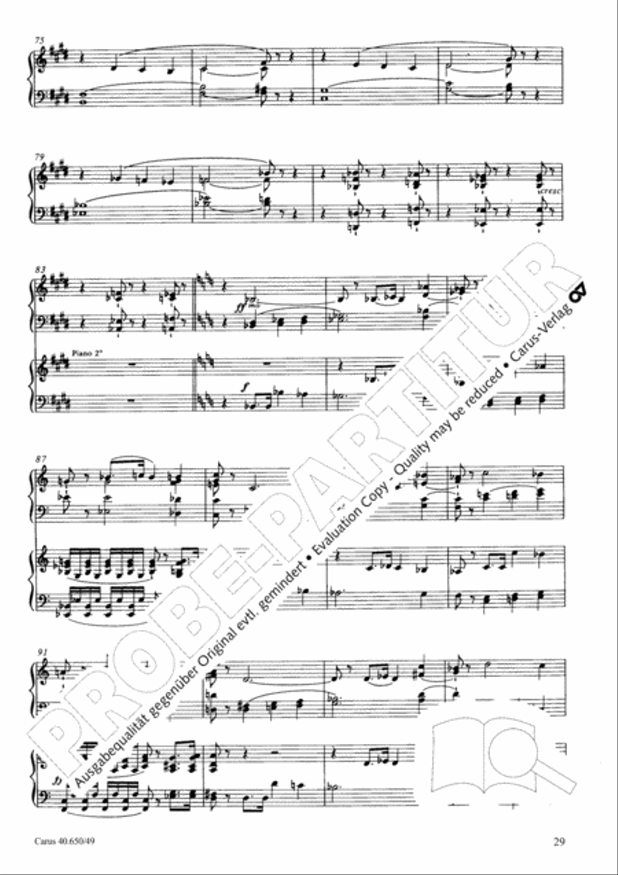 Petite Messe solennelle 4-Part scores gallery preview page 30