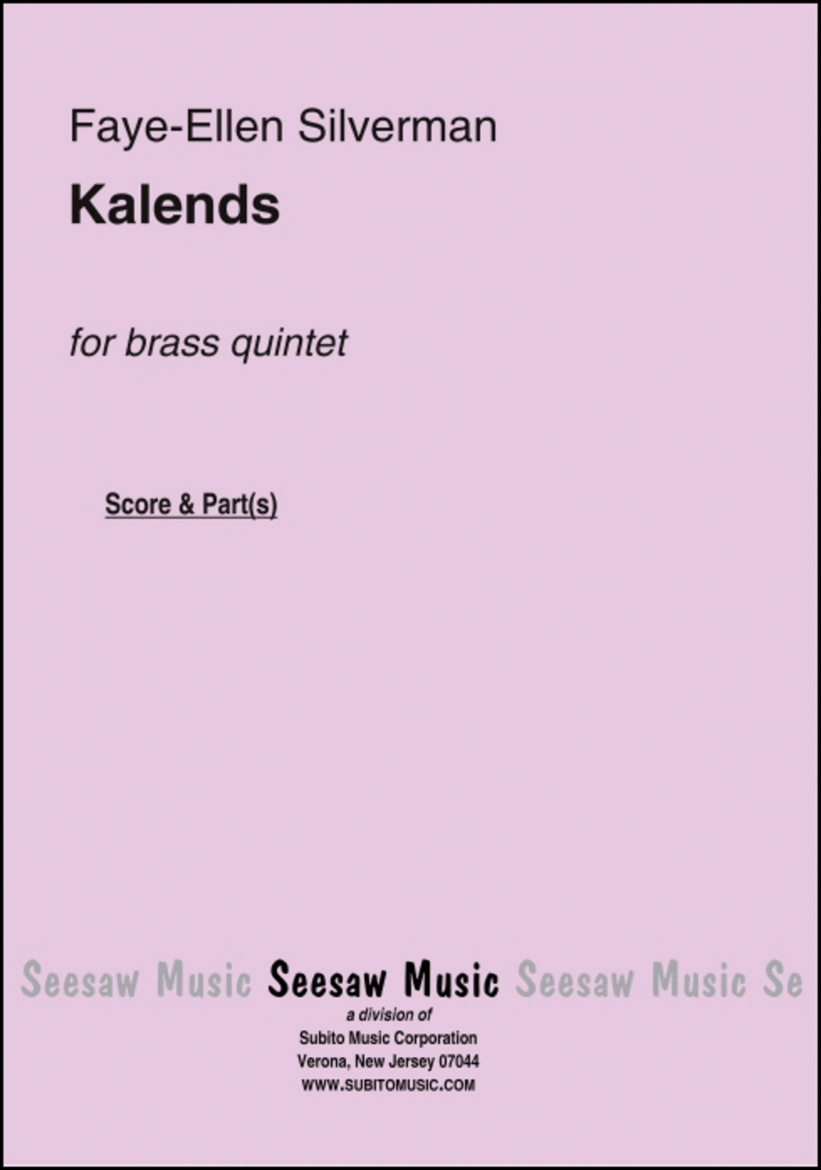 Kalends Brass Quartet scores gallery preview page 1