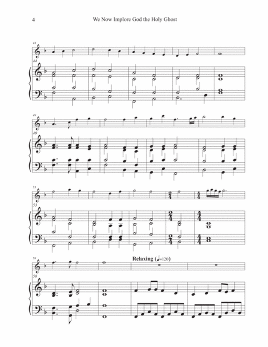 We Now Implore God The Holy Ghost (Hymn Tune: NUN BITTEN WIR)