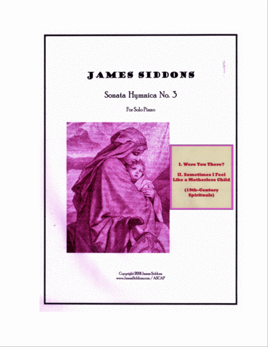 Sonata Hymnica No. 3 Piano Solo scores gallery preview page 1
