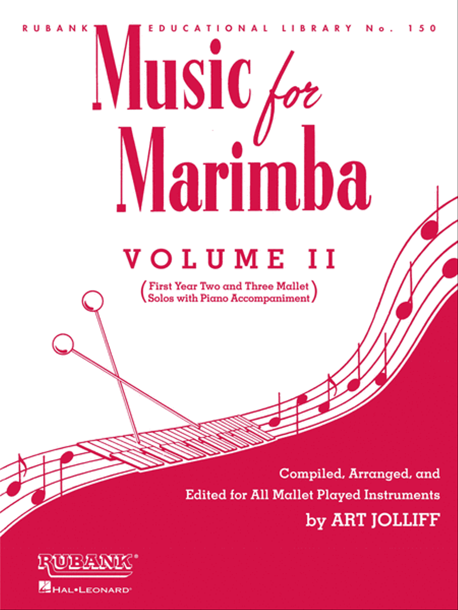 Music for Marimba – Volume II Piano Accompaniment scores gallery preview page 1