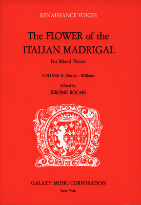 Book cover for The Flower of the Italian Madrigal Volume 2