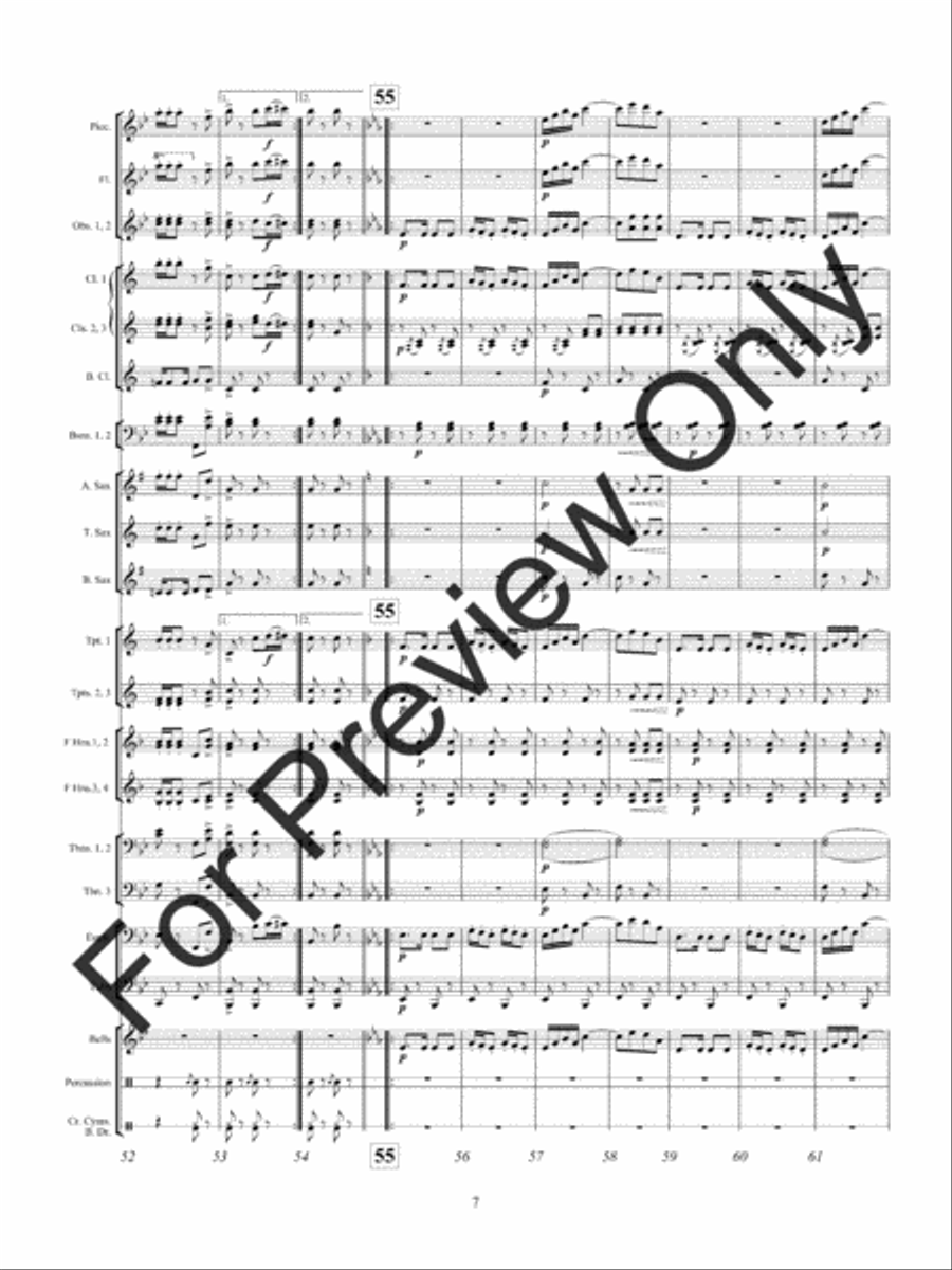With Pleasure Concert Band scores gallery preview page 10