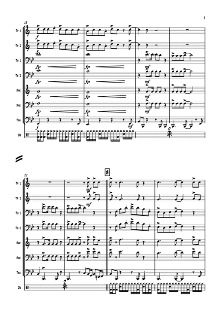 Black Or White (rap Version) Euphonium scores gallery preview page 4