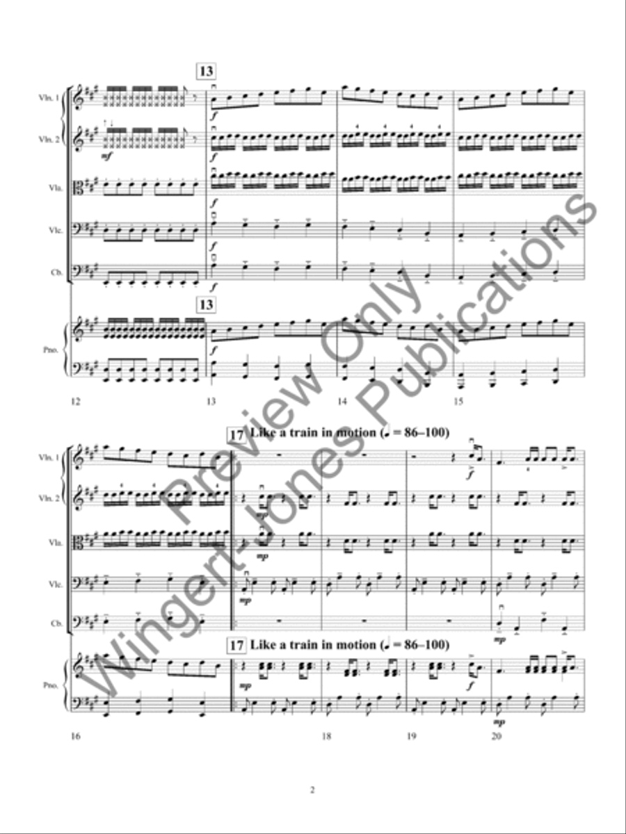 Three Tunes from the British Isles (Score) String Orchestra scores gallery preview page 5
