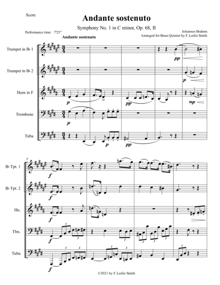 Andante sostenuto (Symphony No. 1 in C Minor, Op.68: II) image number null