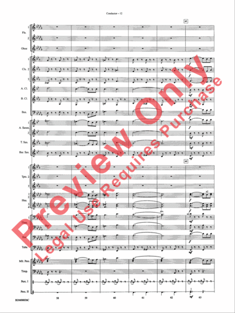 Wings and Shield Wings and Shield Concert Band scores gallery preview page 15