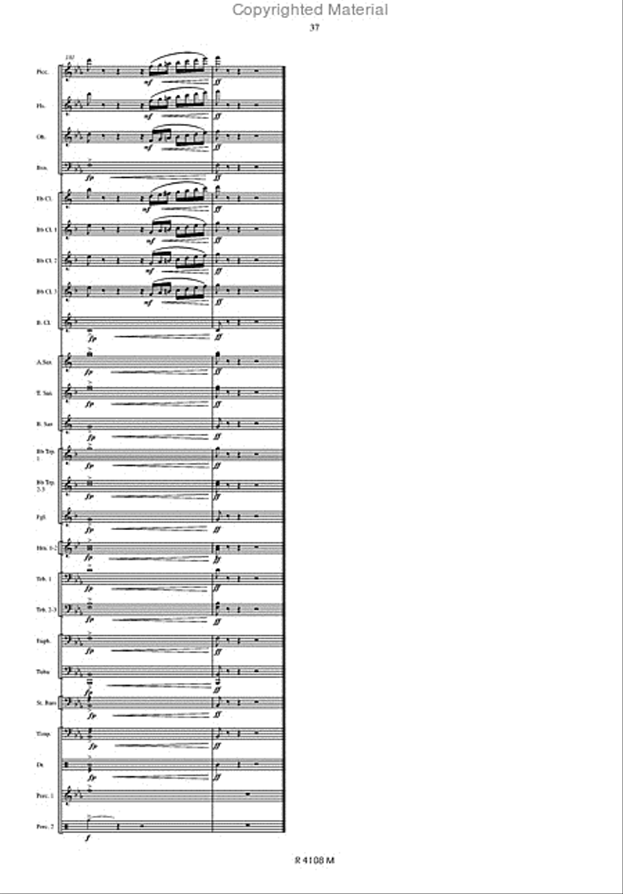 Suite de Noel Concert Band scores gallery preview page 4
