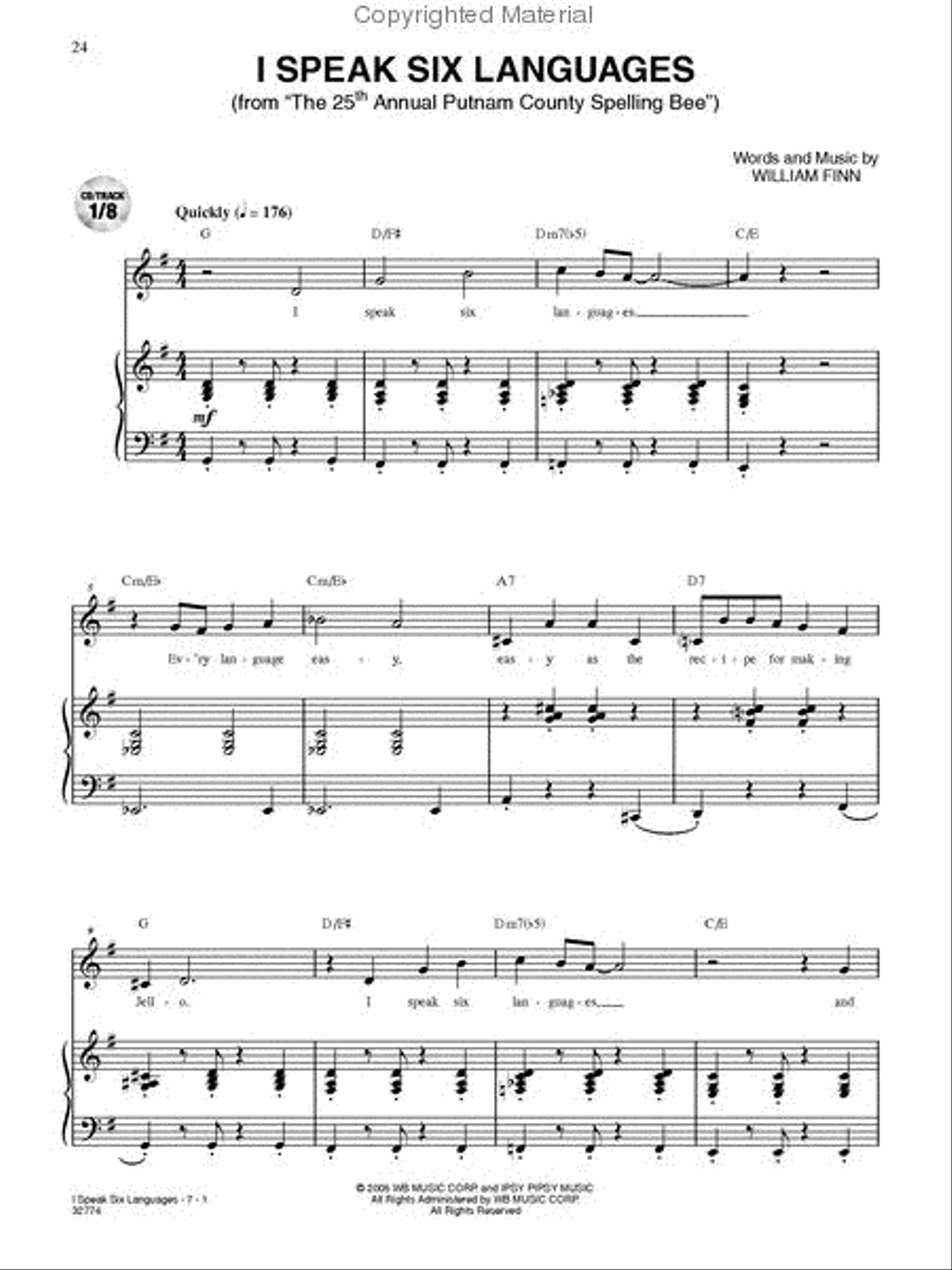 Singer's Library of Musical Theatre - Vol. 2 Voice scores gallery preview page 5