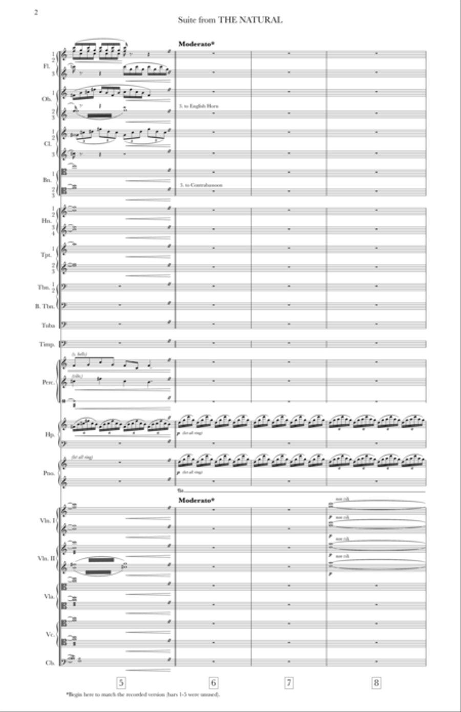 The Natural - Score Only Full Orchestra scores gallery preview page 4