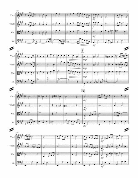 Always - Irving Berlin (for String Quartet) image number null