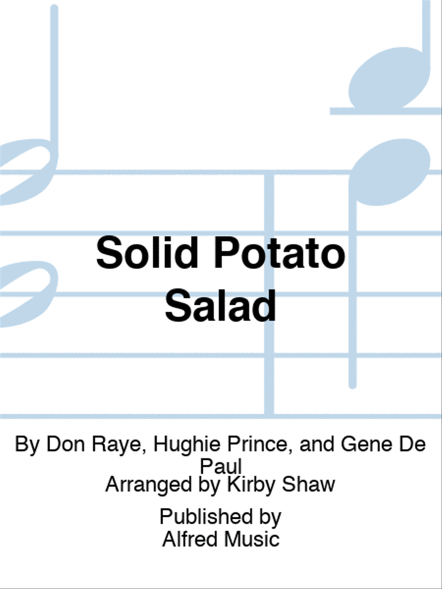 Solid Potato Salad Choir scores gallery preview page 1