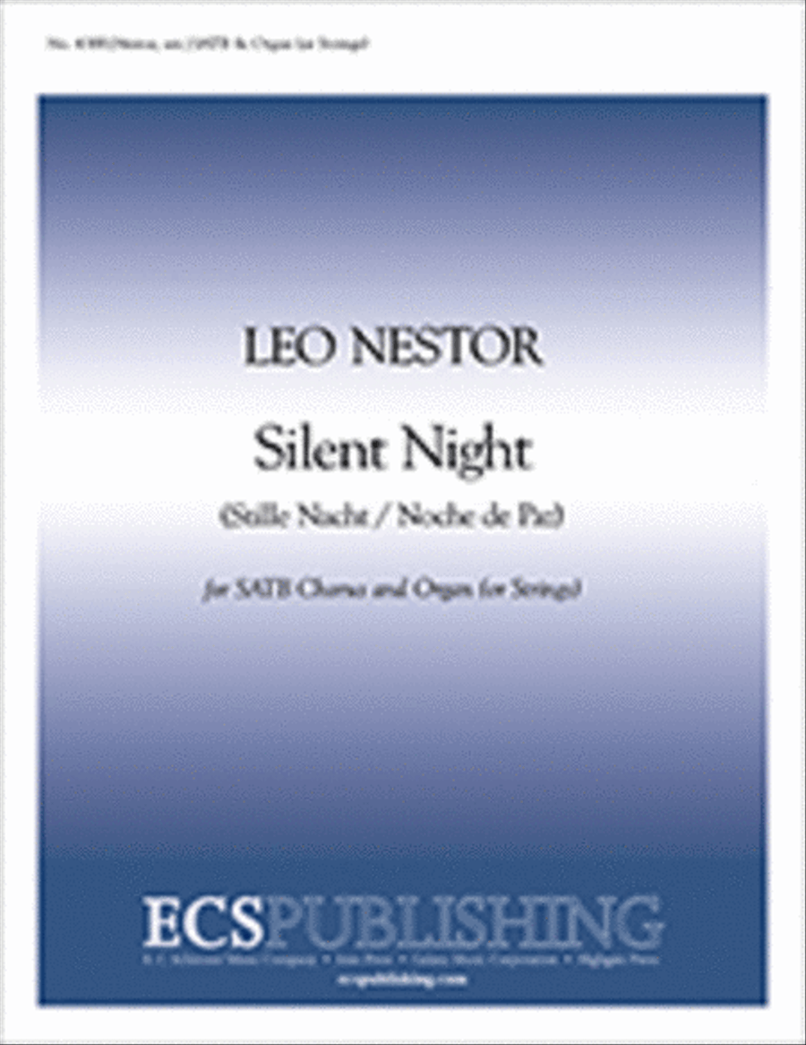 Silent Night (Stille Nacht/Noche de Paz) 4-Part scores gallery preview page 1