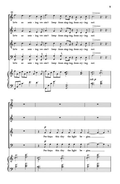 Where the Light Begins (SATB) image number null