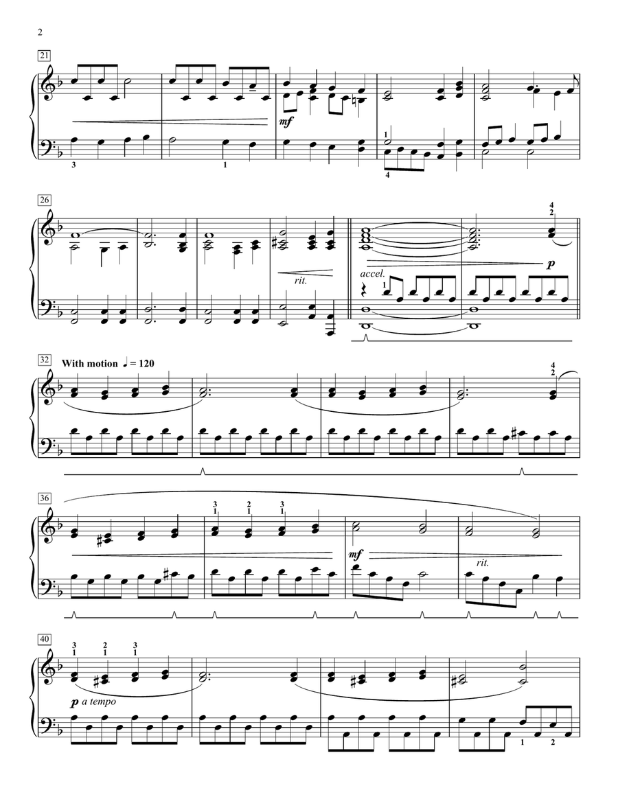 O Come, All Ye Faithful (Adeste Fideles) (arr. Phillip Keveren) Piano Solo scores gallery preview page 2