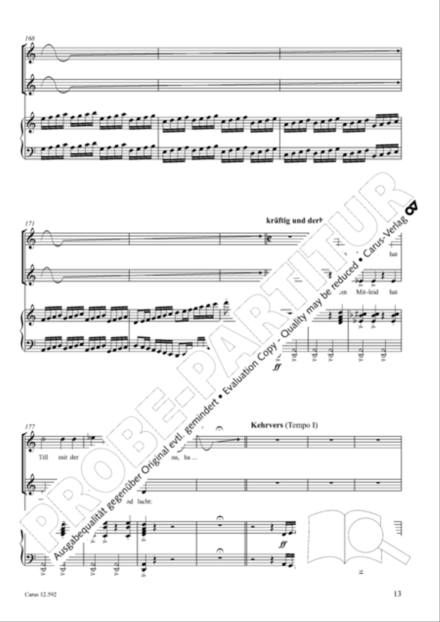 Eulenspiegeleien op. 146. Drei Eulenspiegelszenen Collection / Songbook scores gallery preview page 14