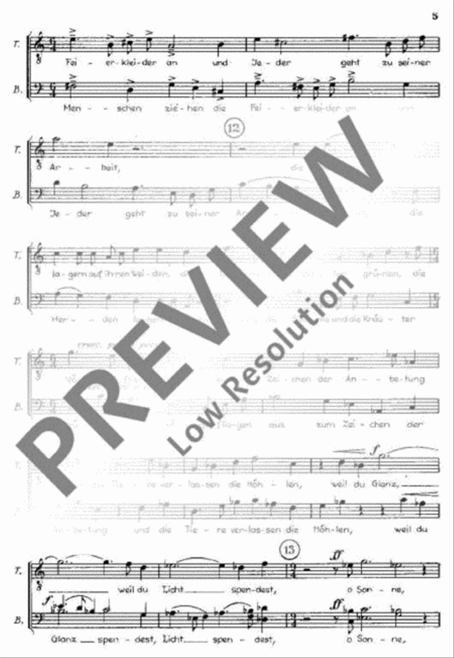 Kantate Nr. 7 TTBB scores gallery preview page 6
