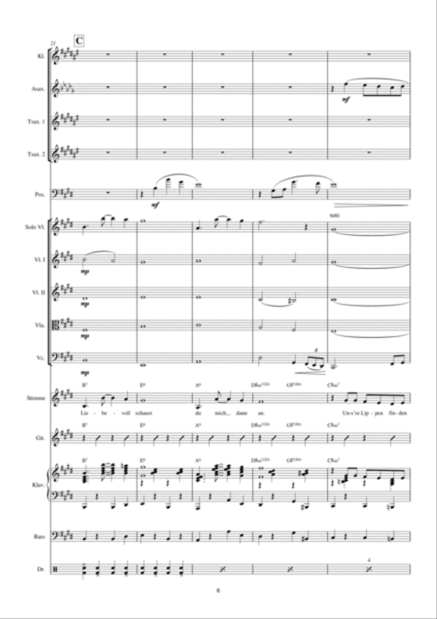 Mein Kleines Herz Mein Kleines Herz Concert Band scores gallery preview page 6