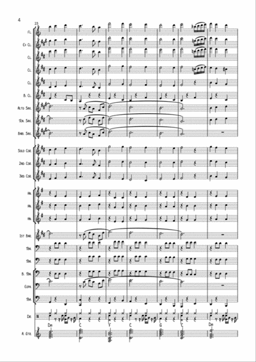 Tru Melody Tru Melody Concert Band scores gallery preview page 4