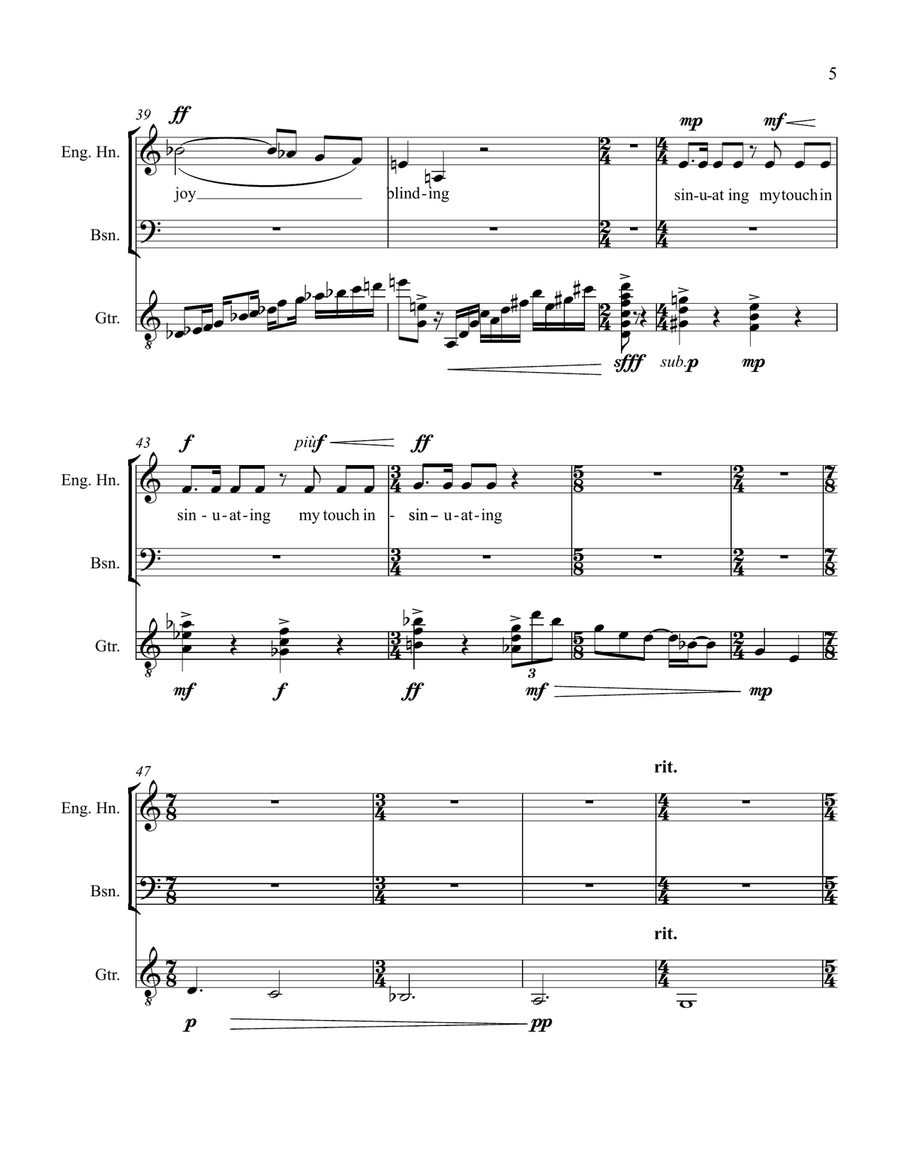 Between Light and Dark, The Spirit Dances Chamber Music scores gallery preview page 5