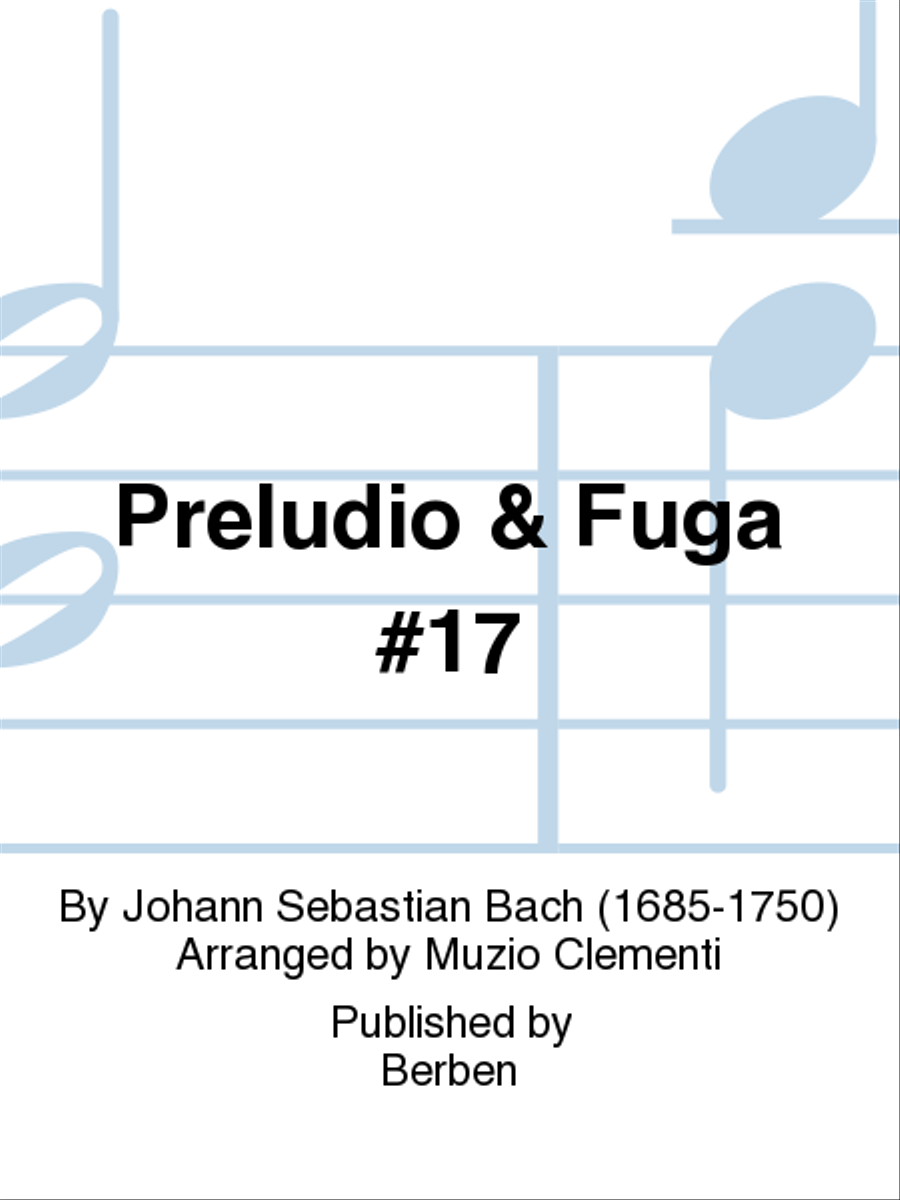 Preludio & Fuga No. 17 School and Community scores gallery preview page 1