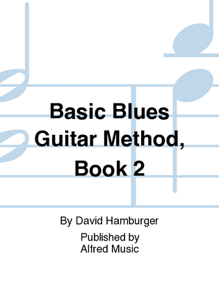 Book cover for Basic Blues Guitar Method, Book 2