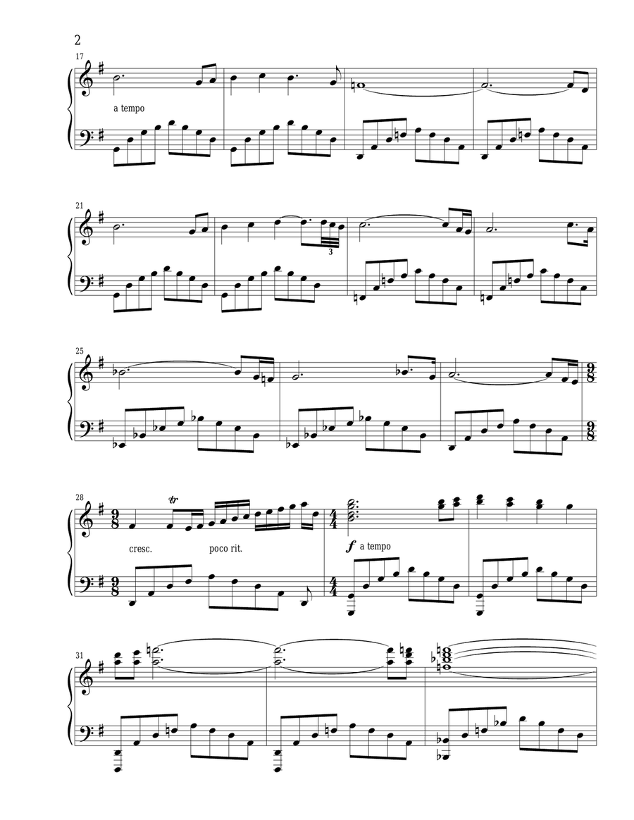 Love Love Piano Solo scores gallery preview page 2