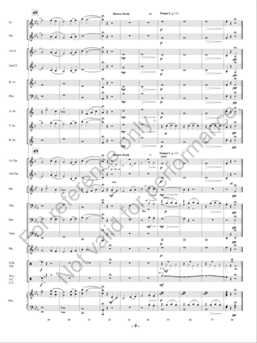 Red River Valley Concert Band scores gallery preview page 10