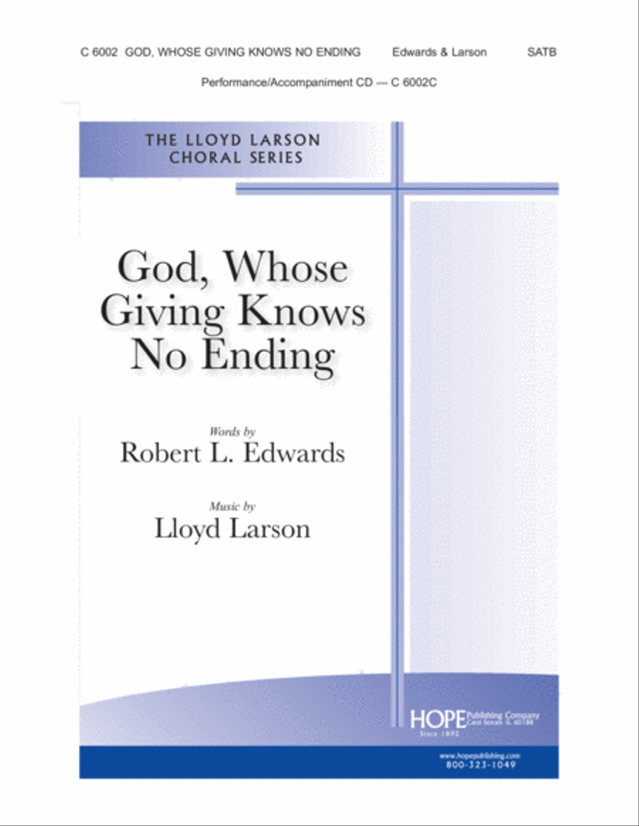 God, Whose Giving Knows No Ending 4-Part scores gallery preview page 2