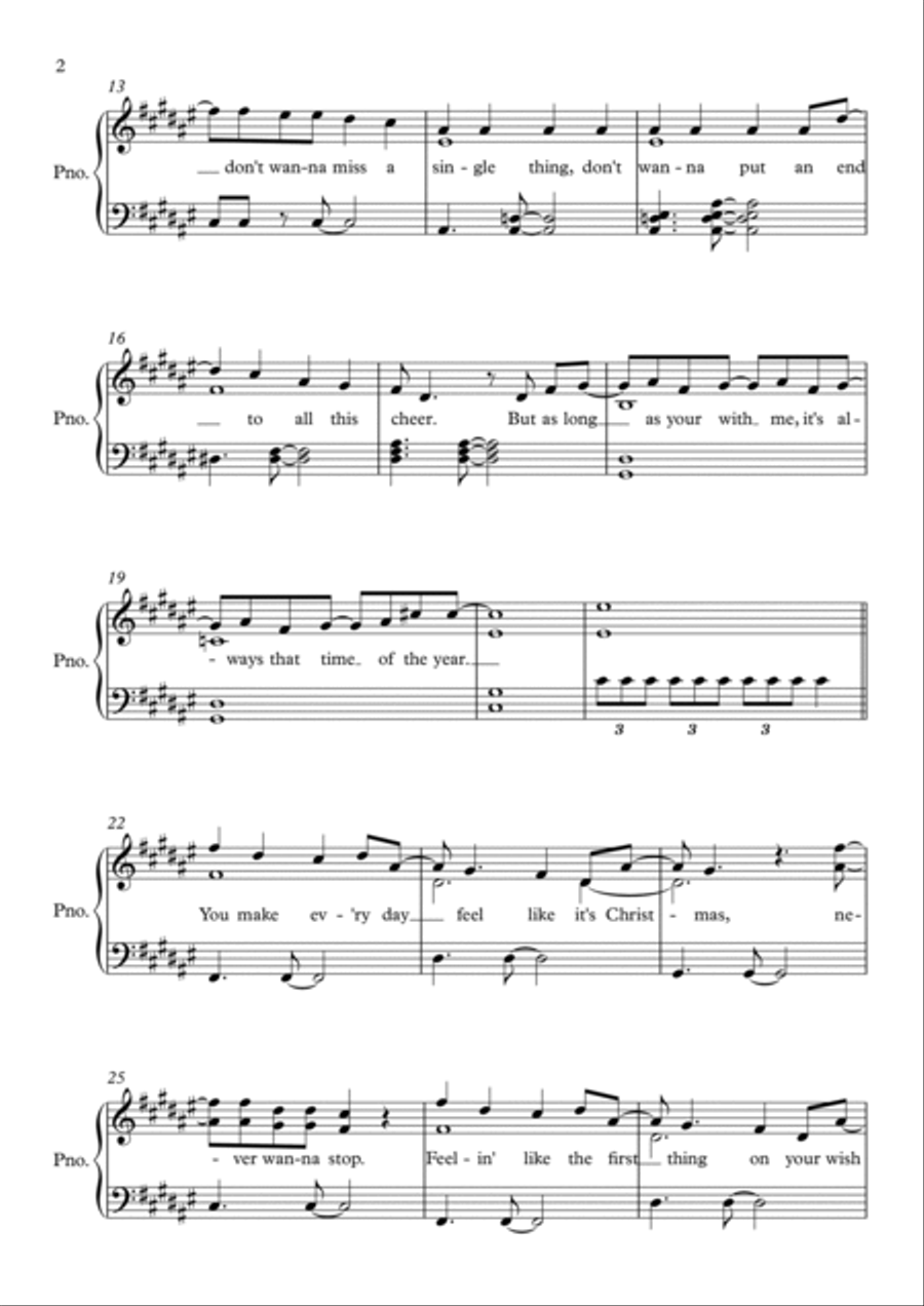 Like It's Christmas Voice scores gallery preview page 2