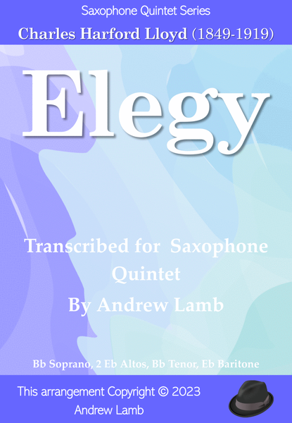 Elegy (by Charles Lloyd, arr. for Saxophone Quintet) image number null