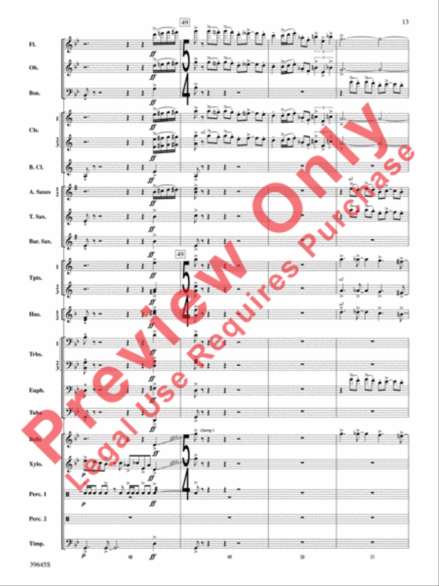 Whirlybird Concert Band scores gallery preview page 14