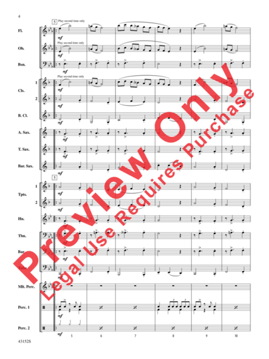 The Kings of Swing Concert Band scores gallery preview page 9