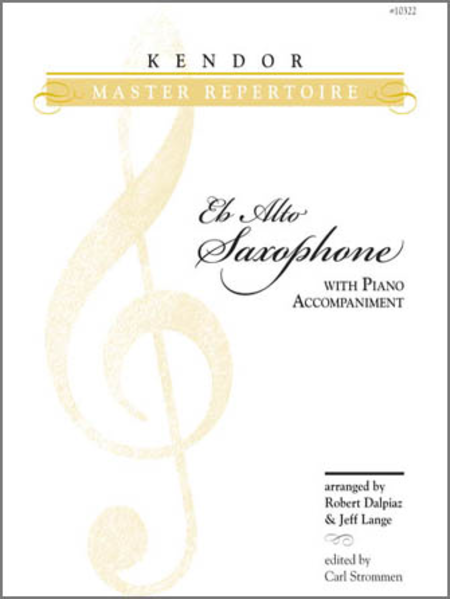 Kendor Master Repertoire - Alto Saxophone