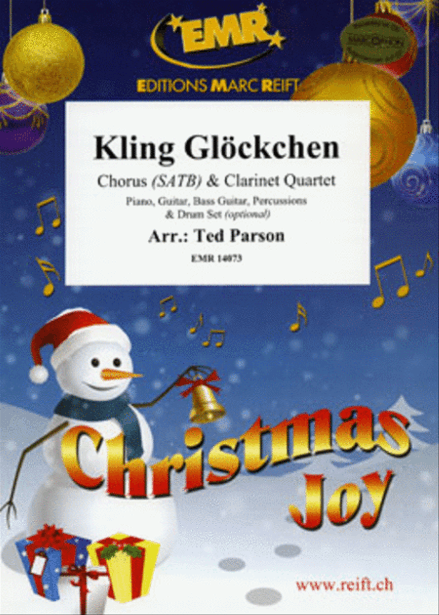 Kling Glockchen Clarinet Quartet scores gallery preview page 1
