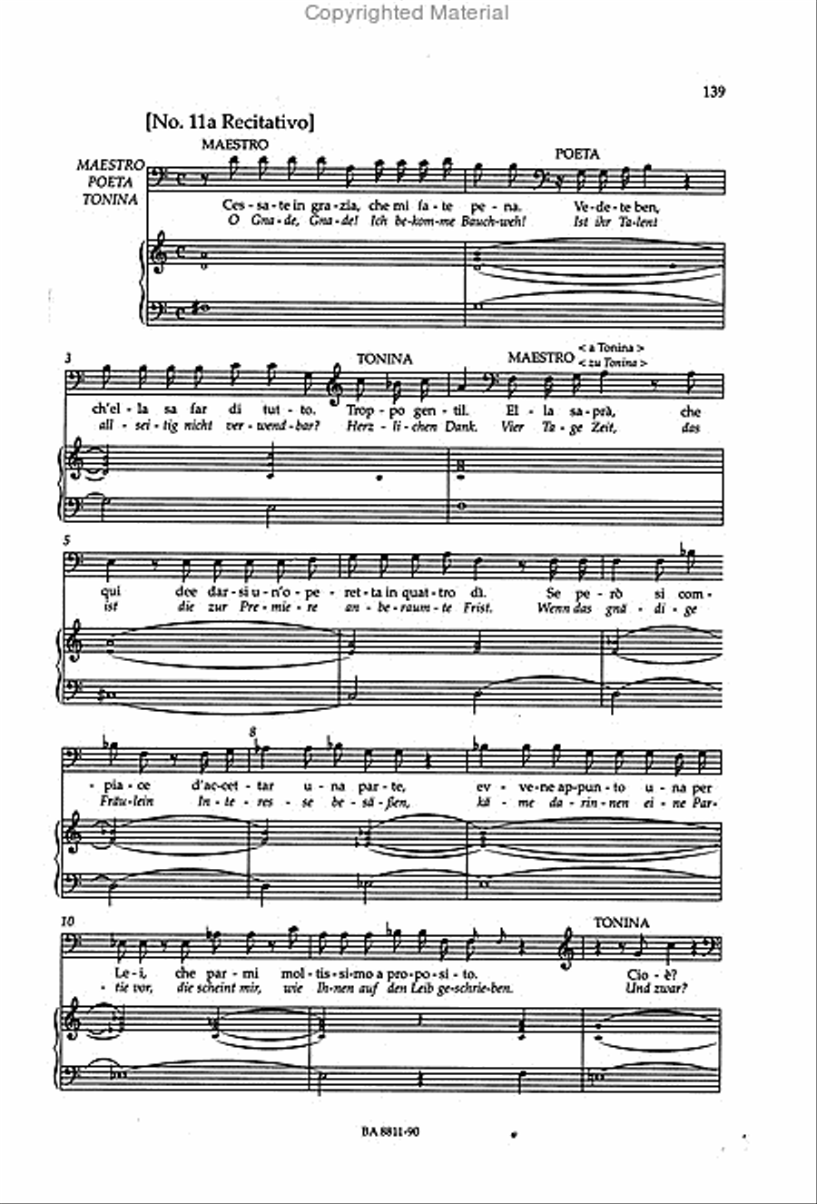 Prima la musica e poi le parole Bassoon scores gallery preview page 5