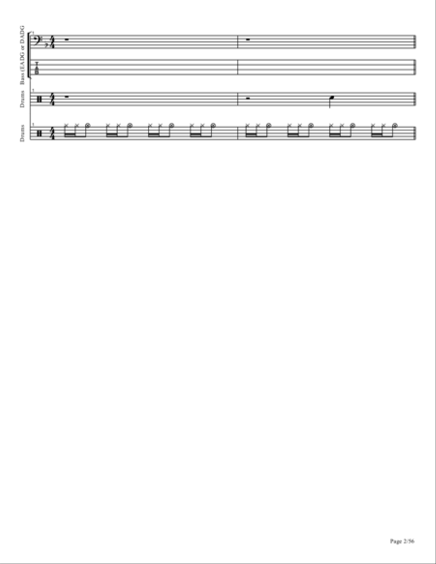 I'm In Love Concert Band scores gallery preview page 2
