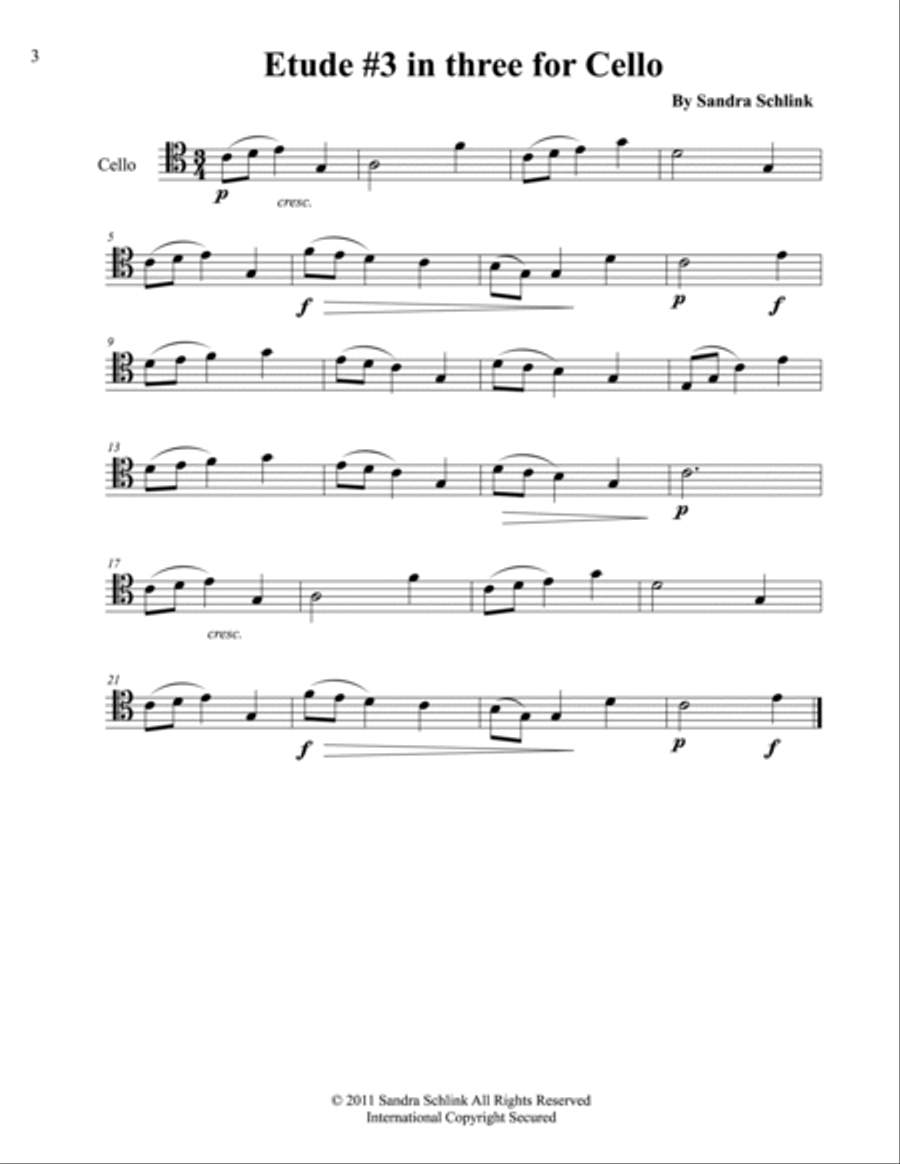 Cello and Piano Duets Book 1 String Duet scores gallery preview page 5