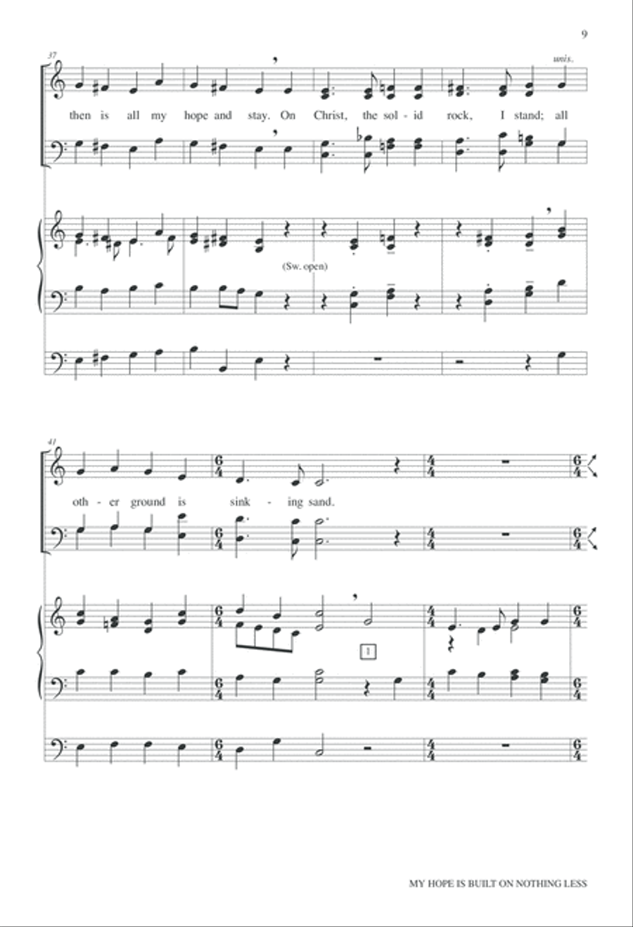My Hope is Built on Nothing Less 4-Part scores gallery preview page 30