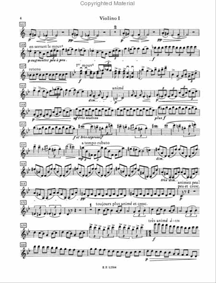 String Quartet Op. 10 String Quartet scores gallery preview page 3