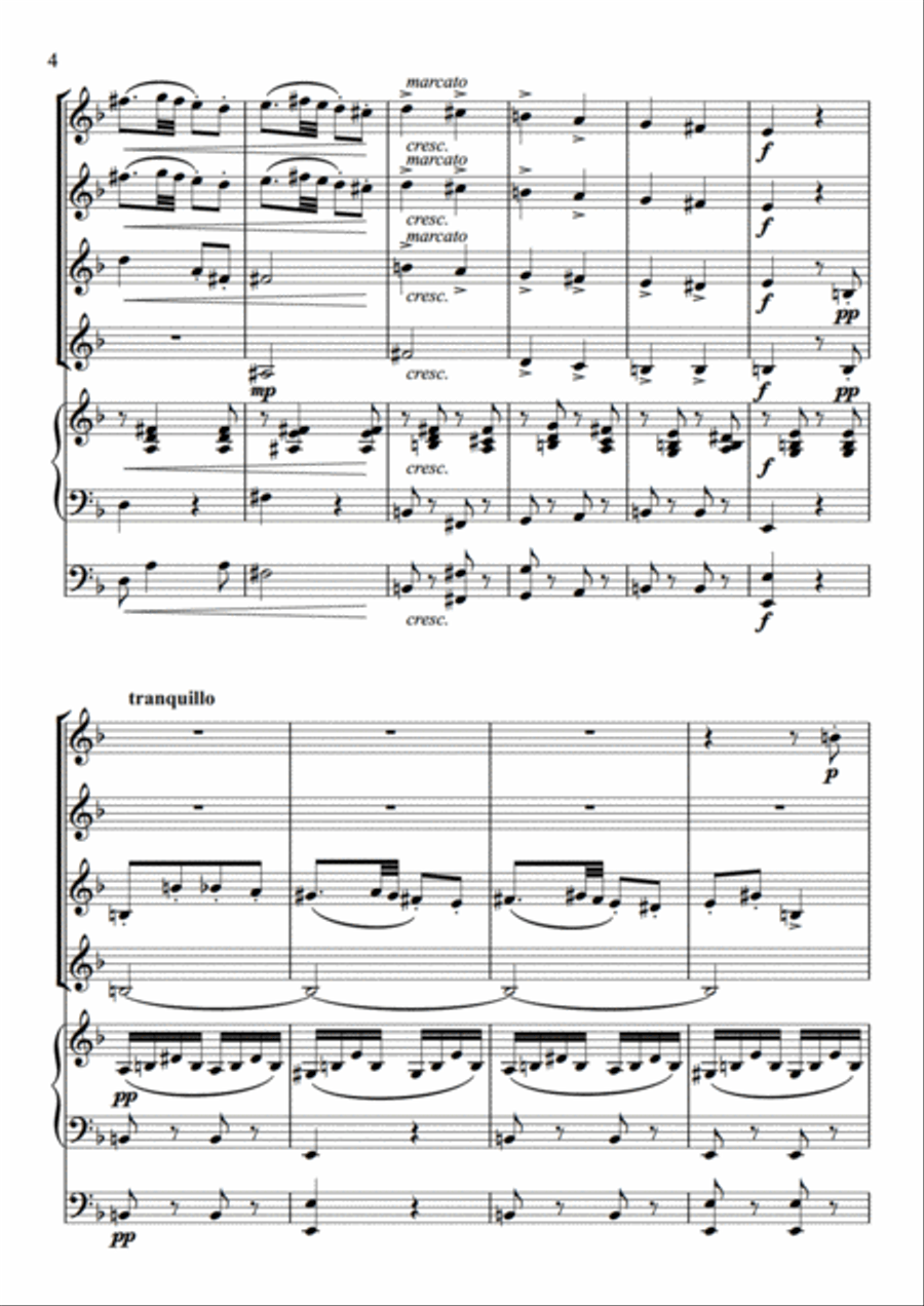 Slavonic Dance No. 2 Set of Parts scores gallery preview page 6