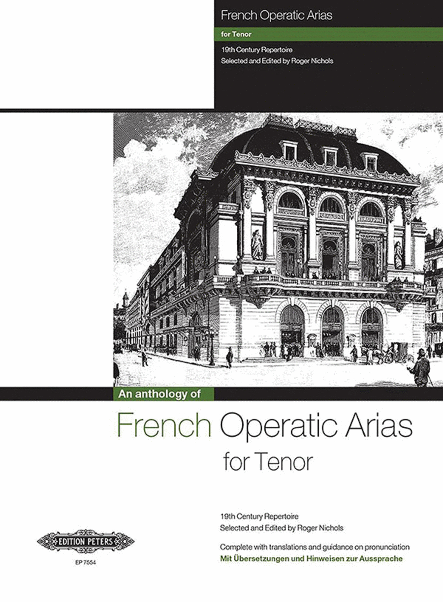 Book cover for French Operatic Arias for Tenor and Piano