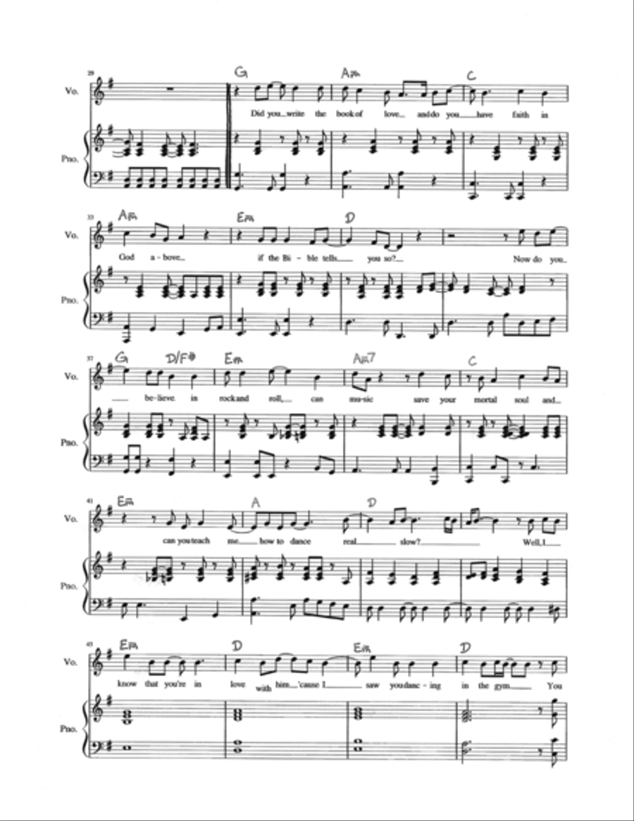American Pie Voice scores gallery preview page 3