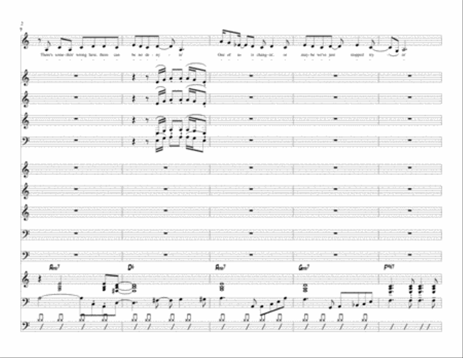 It's Too Late Jazz Ensemble scores gallery preview page 5