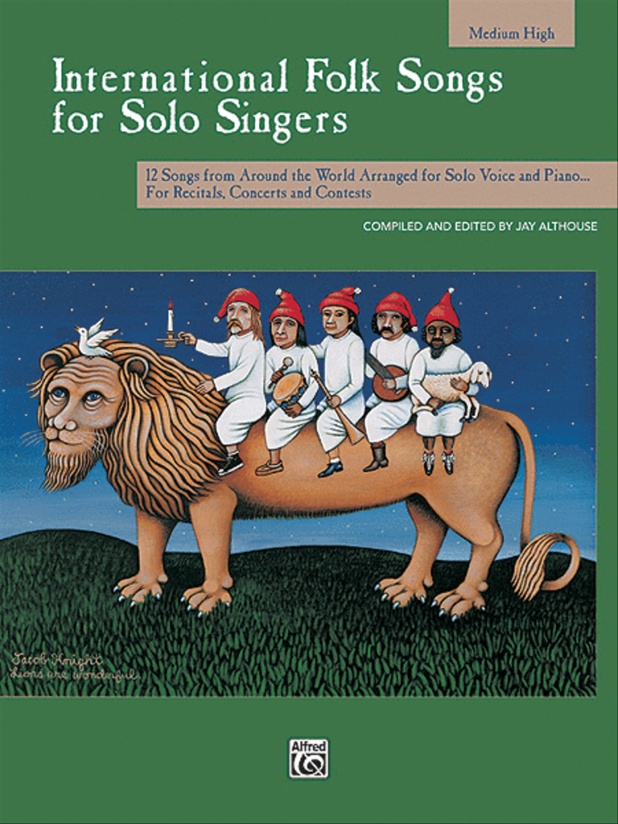 International Folk Songs for Solo Singers Medium-High Voice scores gallery preview page 1