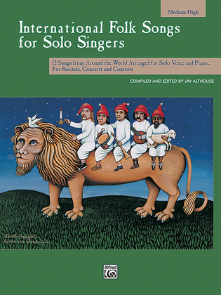 Book cover for International Folk Songs for Solo Singers