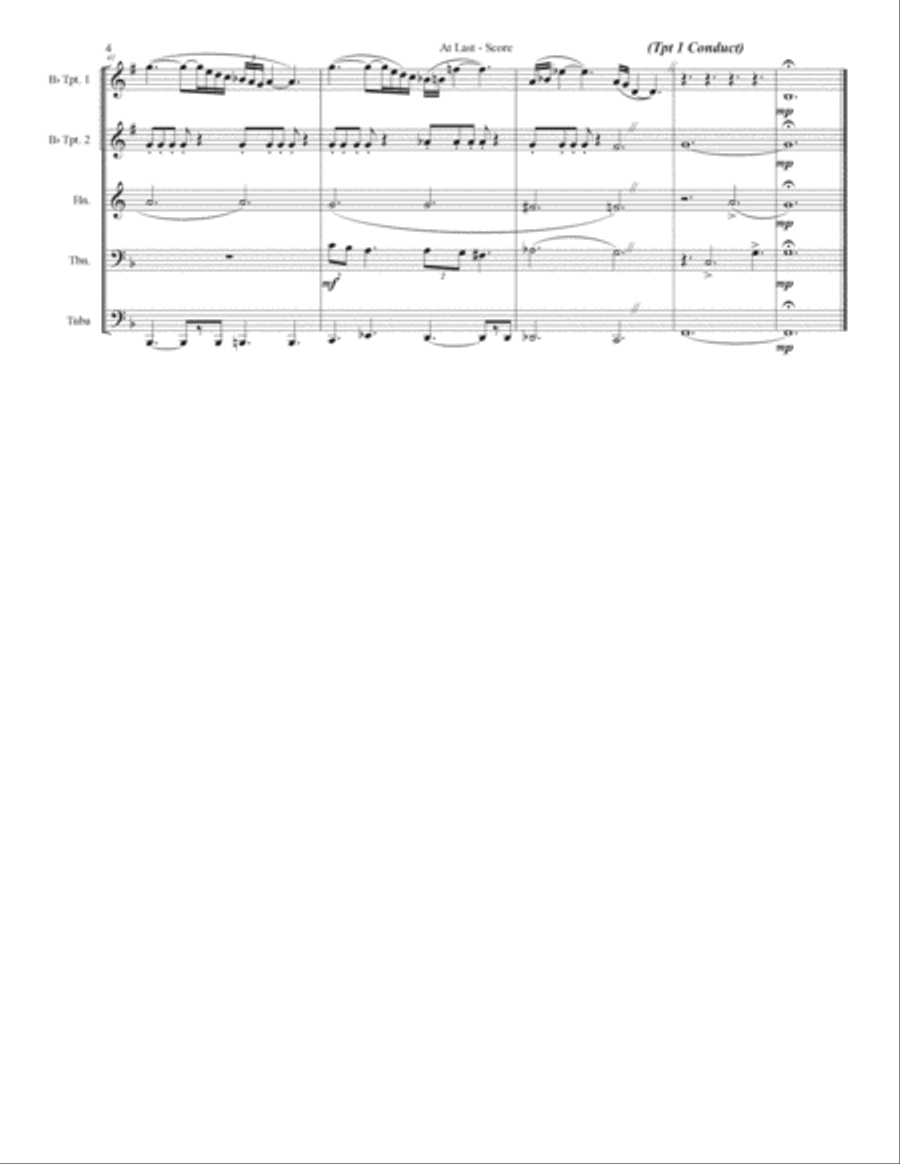 At Last Brass Quintet scores gallery preview page 4