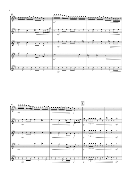 March (from "The Nutcracker Suite") (F) (Saxophone Quintet - 2 Alto, 2 Tenor, 1 Bari)